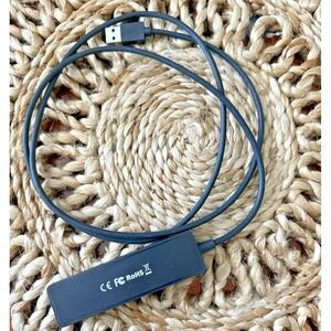 RoHs‎ USB 3.0 4-Port Hub High Speed Splitter with Cable – Black